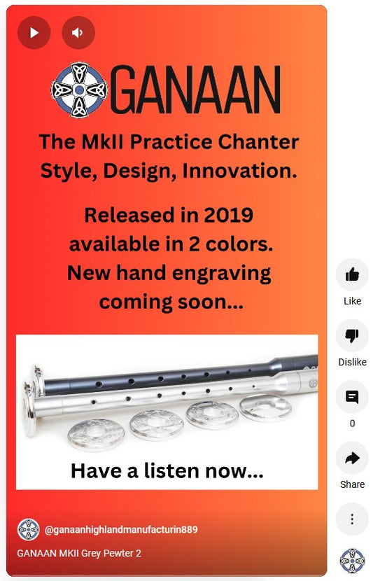MkII Practice Chanter getting upgrades