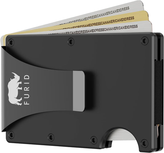 RFID Minimalist Wallet with Money Clip