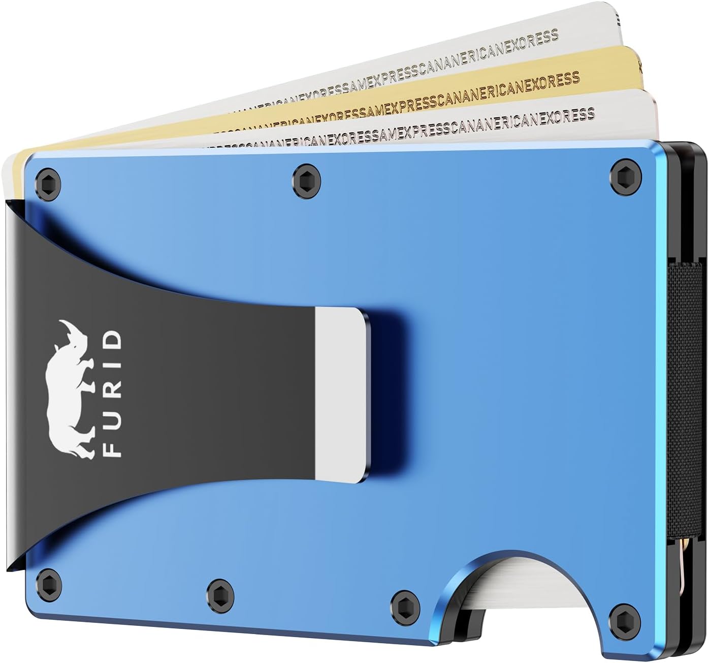 RFID Minimalist Wallet with Money Clip