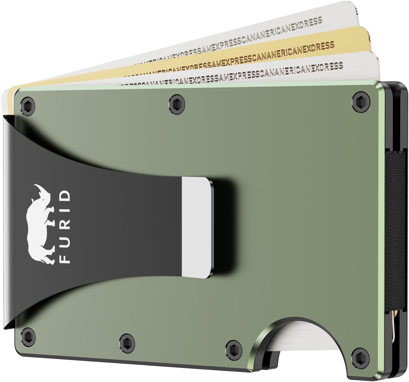 RFID Minimalist Wallet with Money Clip