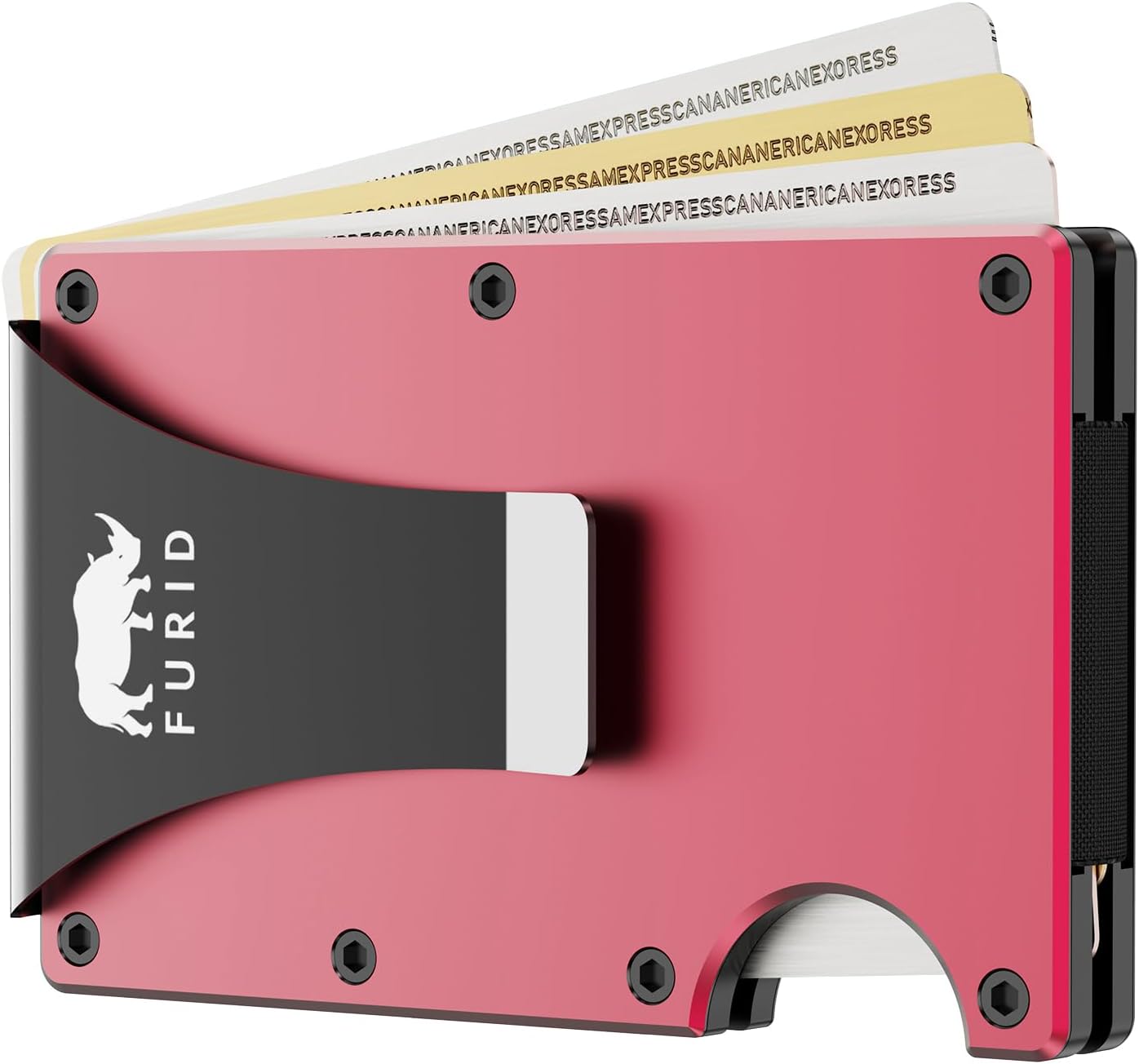 RFID Minimalist Wallet with Money Clip