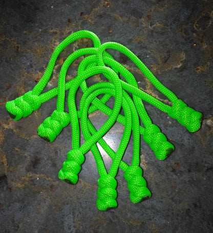 Lime Green Zipper Pulls