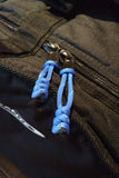 Blue Zipper Pull on Soft Drum Case